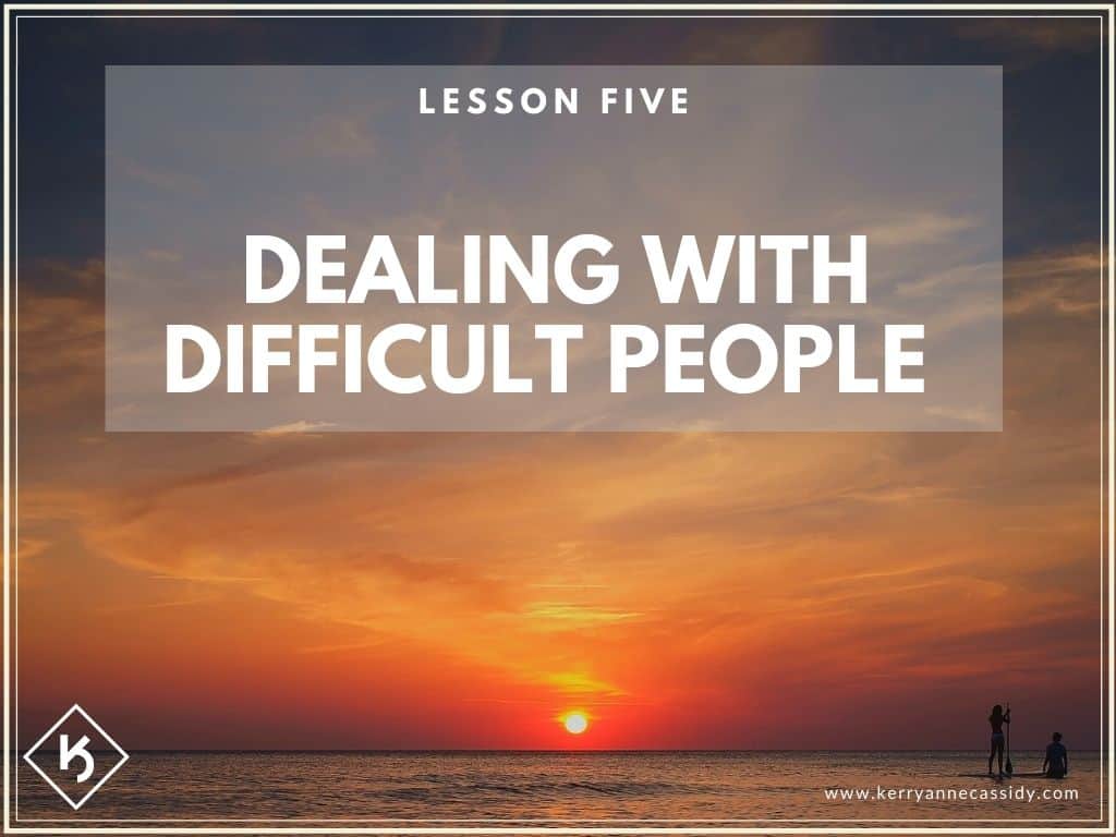 lesson five of conflict course